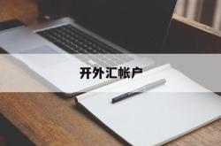 开外汇帐户(开外汇账户需要什么条件)